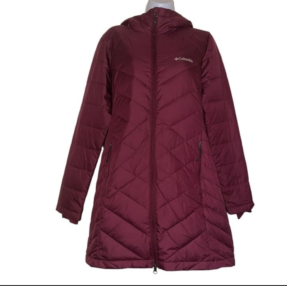EUC Columbia Heavenly Women Long Hooded jacket Size Med